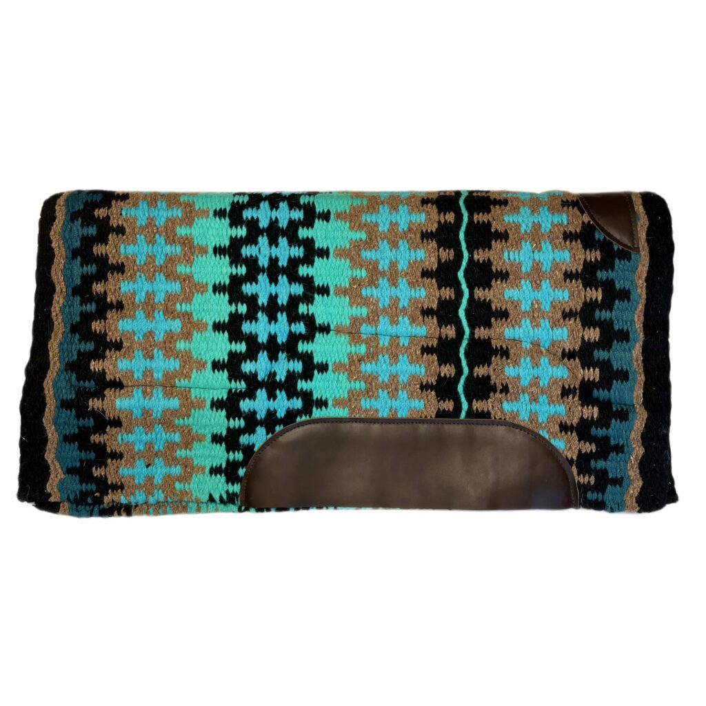 ŚWIAT WESTERNU -Pad Western Wool Turquoise