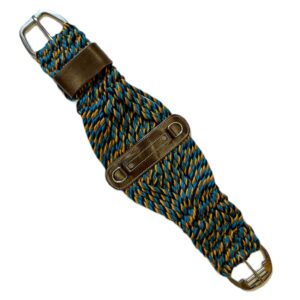 ŚWIAT WESTERNU- Popręg westernowy moherowy Blue