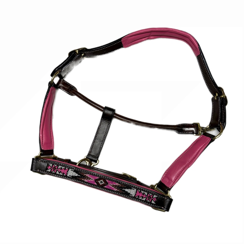 ŚWIAT WESTERNU- Kantar skórzany Beaded