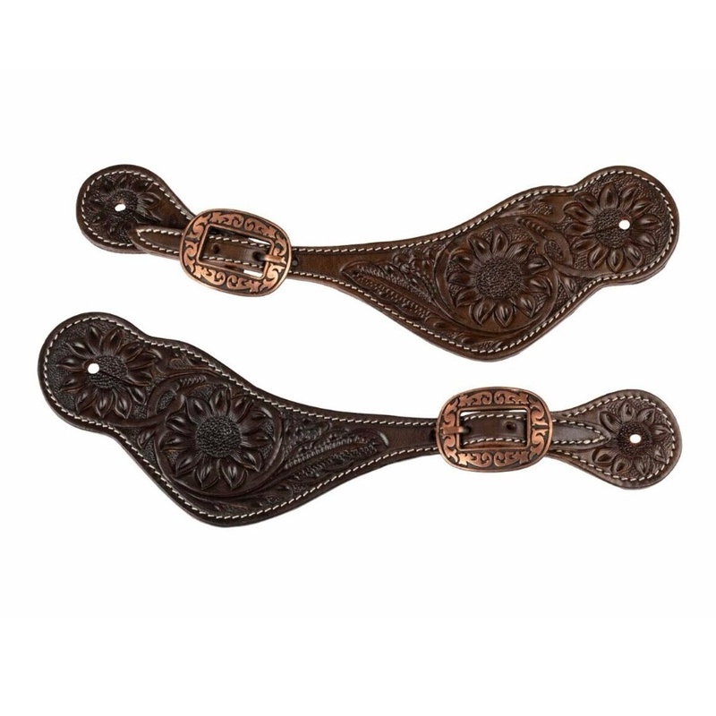ŚWIAT WESTERNU-Paski do ostróg western Flower