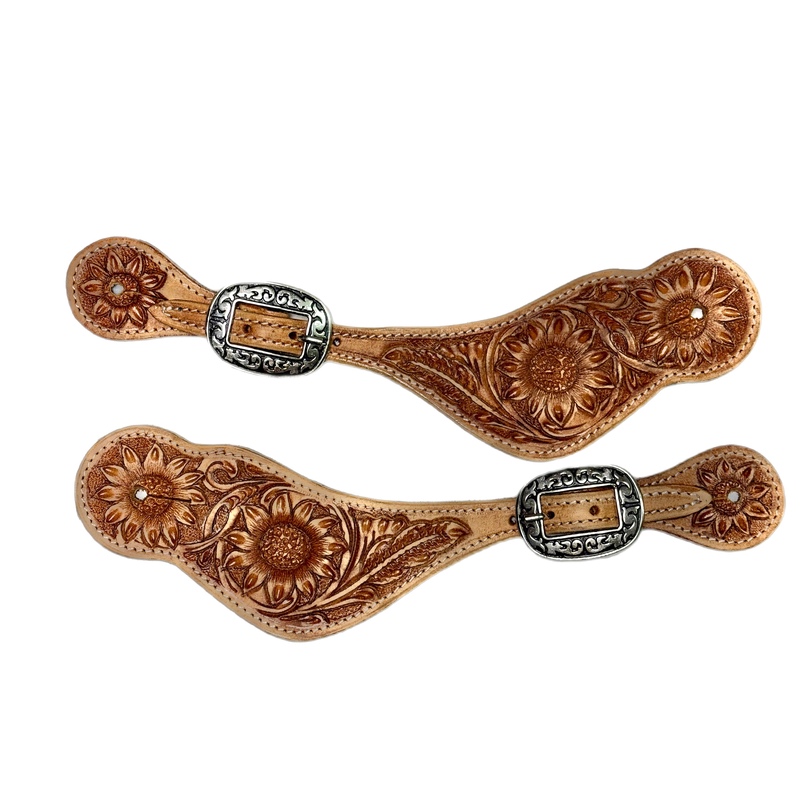 ŚWIAT WESTERNU-Paski do ostróg western Flower